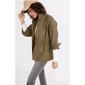 Madewell Northover Utility Workwear Military Jacket Sold Out Desert Olive Size S